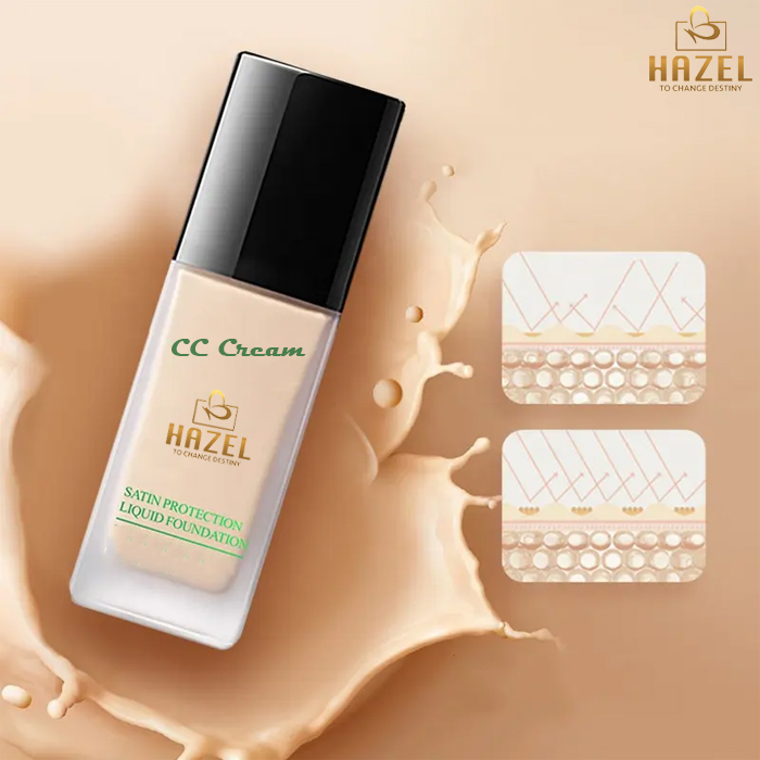 Gia công CC Cream 2 IN1 tích hợp chống nắng, nâng tone, che khuyết điểm: Gia công mỹ phẩm HAZEL